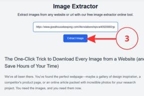 Step 3: Click Extract Images